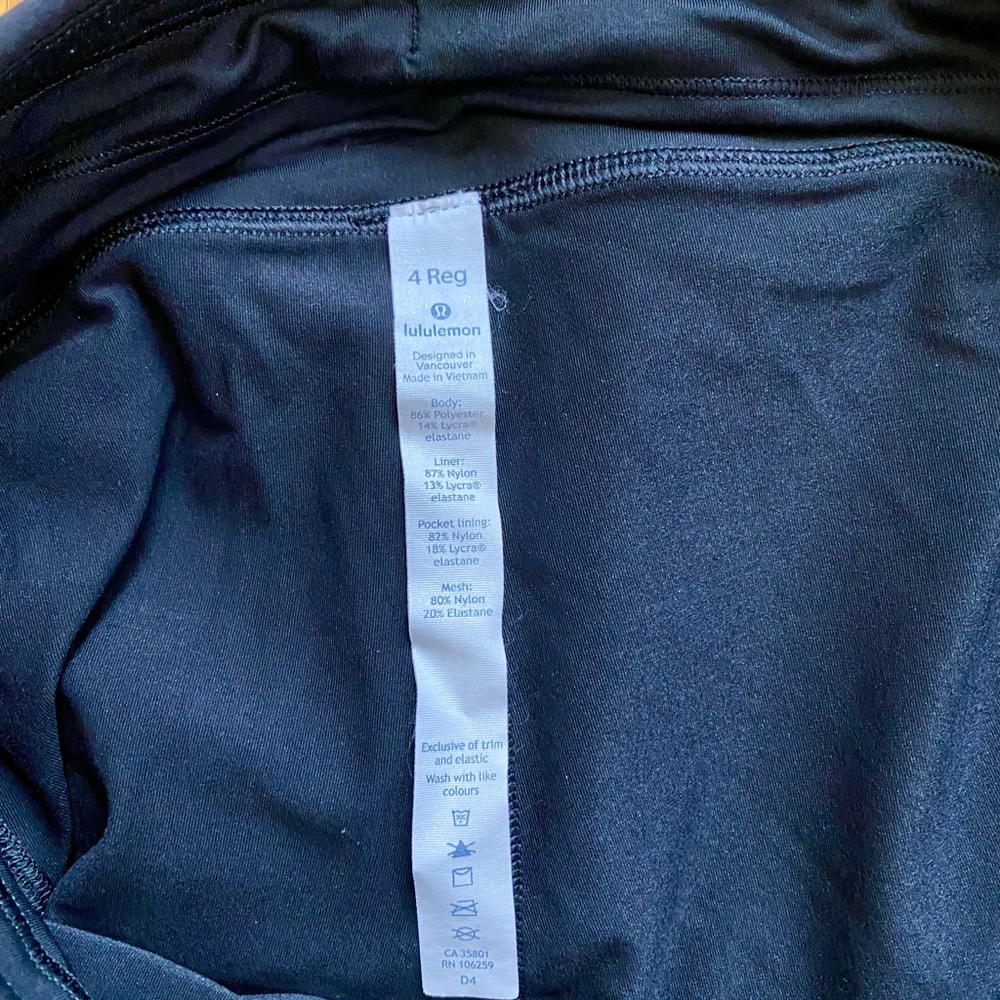 lululemon athletica Jet Black Skort - Picture 7 of 10